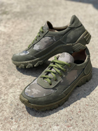 Кроссовки женские тактические ShoesBand Хаки Натуральный нубук с текстильной сеткой 38 (24,5-25 см) (S32011) - изображение 8