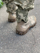 Кросівки чоловічі тактичні ShoesBand камуфляжні Хакі Надміцна натуральна замша розмір 46 (30,5 см) (S34001) - зображення 5