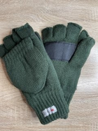 Вязаная перчатка/варежка "кулак", MFH, олива, 3M ™ Thinsulate ™, L - изображение 4