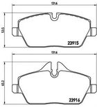 Гальмівні колодки дискові Brembo (P06034)