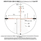 Приціл оптичний Vortex Viper PST Gen II 3-15x44 FFP (EBR-2C MRAD IR) Vrtx926074 - зображення 2