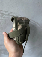 Подсумок для гранаты molle тактический навесной на бронежилет 12×10×6см пиксель - изображение 3