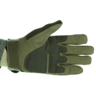 Перчатки тактические военные-армейские OAKLEY полнопалые с защитой костяшек, боевые, с закрытыми пальцами L Оливковый BC-4623 - изображение 4