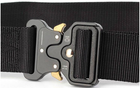 Ремень тактический военный Assault Belt с пряжкой Cobra Черный (для брюк или разгрузочного пояса) 1104-Bk - изображение 5