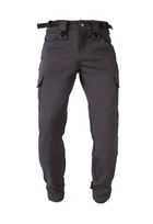 Утеплённые тактические штаны на флисе soft shell XXL gray fleec - изображение 4