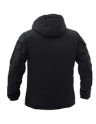 Куртка зимняя тактическая на молнии с капюшоном L polk black - изображение 4
