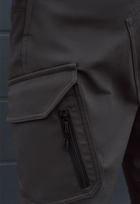 Утеплённые тактические штаны на флисе soft shell XXL gray fleec - изображение 12