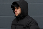 Куртка зимняя тактическая на молнии с капюшоном XXL polk black - изображение 13