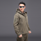 Тактическая куртка / ветровка Pave Hawk Softshell olive XS - изображение 4