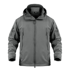 Тактична куртка / вітровка Pave Hawk Softshell grey XXXL