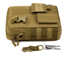 Тактична EDC сумка, органайзер Protector Plus K316 coyote - зображення 7