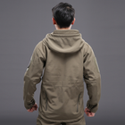 Тактична куртка / вітровка Pave Hawk Softshell olive XXXXL - зображення 5