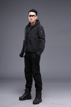 Тактическая куртка / ветровка Pave Hawk Softshell black XL - изображение 2