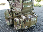 Тактичний військовий рюкзак 50 літрів MALATEC мультикам - зображення 6