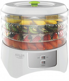 Сушилка для овощей и фруктов электрическая Adler AD-6654 White