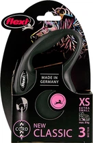 Повідець-рулетка Flexi Classic XS 3 м Чорний