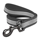 Поводок для собак водостойкий WAUDOG Waterproof, светоотражающий, M, Ш 20 мм, Дл 122 cм, серый