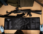 Коврик для чистки оружия АК47 с мягкой резины ClefersTac со схемой (5002277) - изображение 7
