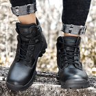 Ботинки мужские демисезонные Lesko 6675 Black р.39 влагостойкие на шнурках - изображение 7