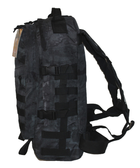 Похідний тактичний рюкзак з органайзером та поясним ременем на 40 л Кордура 1200 ден чорний - зображення 3