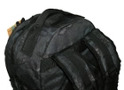 Походный тактический рюкзак с органайзером и поясным ремнем на 40 л Кордура 1200 ден чёрный Атакс - изображение 6