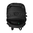 Крепкий походный тактический рюкзак с органайзером на 40 литров черный - изображение 8