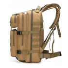 Тактический рюкзак на 30 л, 48х26х26см, Койот / Военный штурмовой рюкзак / Туристический рюкзак - изображение 4