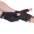 Перчатки тактические без пальцев , военные перчатки, перчатки многоцелевые размер M Черные SB-161591 - изображение 4