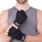 Рукавички тактичні без пальців, рукавички, рукавички багатоцільові розмір M Чорні SB-161591 - зображення 8