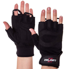Перчатки тактические без пальцев , военные перчатки, перчатки многоцелевые размер XL Черные SB-161591 - изображение 10