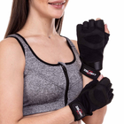 Перчатки тактические без пальцев , военные перчатки, перчатки многоцелевые размер L Черные SB-161591 - изображение 11