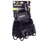 Перчатки тактические кожаные без пальцев , военные перчатки, перчатки многоцелевые размер XL Черные SB-161085 - изображение 10