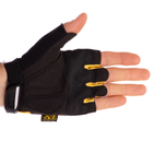 Тактичні рукавички для полювання та риболовлі MECHANIX Розмір XL чорно-жовті BC-5628 - зображення 4