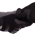 Тактические перчатки с закрытыми пальцами SILVER KNIGHT Размер XL черный BC-7052 - изображение 3