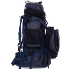 Туристический рюкзак-трансформер 2в1 V-95л COLOR LIFE blue-black 159 - изображение 4