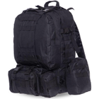 Туристический рюкзак бескаркасный RECORD 45 литров черный TY-7100 - изображение 2