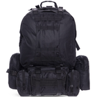 Туристический рюкзак бескаркасный RECORD 45 литров черный TY-7100 - изображение 9