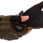 Тактические перчатки для охоты и рыбалки MECHANIX Размер XL оливковые BC-5628 - изображение 3