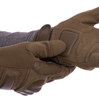 Тактические перчатки с закрытыми пальцами SILVER KNIGHT Размер L оливковый BC-7052 - изображение 3