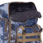 Тактический рюкзак военный рюкзак туристический бескаркасный RECORD V=50л синий пиксель TY-096 - изображение 2