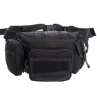 Тактическая сумка на пояс SILVER KNIGHT black TY-9034 - изображение 5
