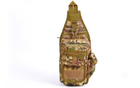 Рюкзак тактический патрульный однолямочный сумка-слинг тактическая V- 5 л comouflage TY-184 - изображение 5