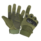 Перчатки мужские тактические с защитой OKLAI 705 M Green - изображение 1