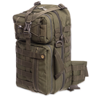 Рюкзак тактичний патрульний однолямочный SILVER KNIGHT 30 літрів olive TY-5386 - зображення 5