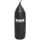 Мішок боксерський Шоломоподібний Шкіра h-75см Малий шолом BOXER Max Sport (наповнювач-білизна х-б, d-22см, вага-10кг, чорний-синій)