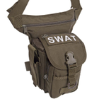 Тактическая сумка на бедро 7 л SILVER KNIGHT SWAT olive TY-229 - изображение 3