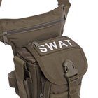 Тактическая сумка на бедро 7 л SILVER KNIGHT SWAT olive TY-229 - изображение 4