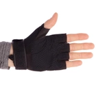 Тактические перчатки с открытыми пальцами BLACKHAWK Размер L черные BC-4380 - изображение 4