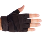 Тактические перчатки с открытыми пальцами BLACKHAWK Размер L черные BC-4380 - изображение 5