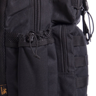 Рюкзак тактичний патрульний однолямочный SILVER KNIGHT 30 літрів black TY-5386 - зображення 6